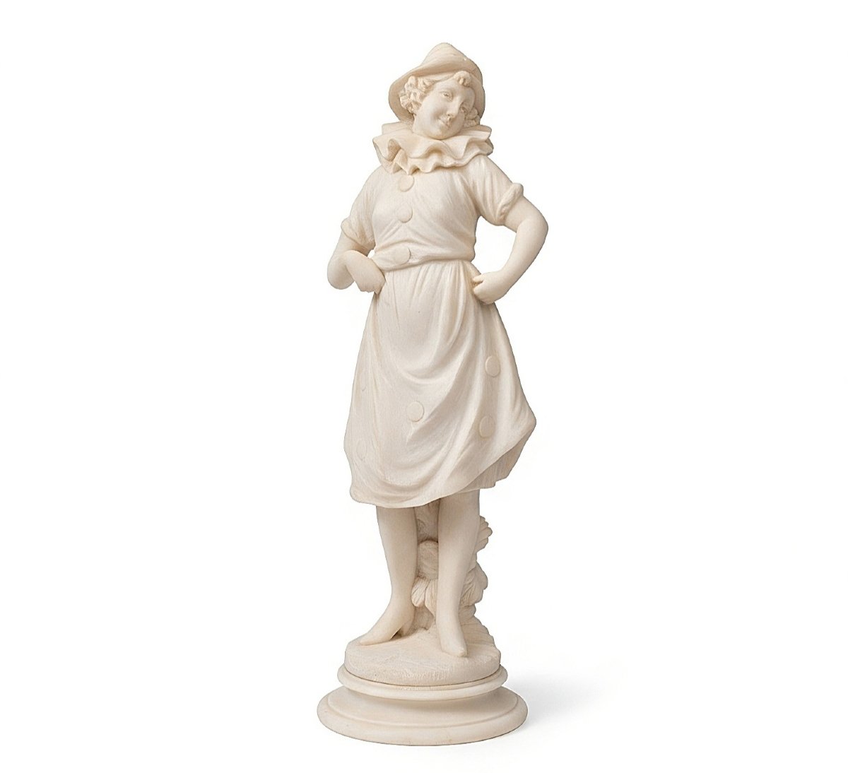 Statua raffigurante Colombina 