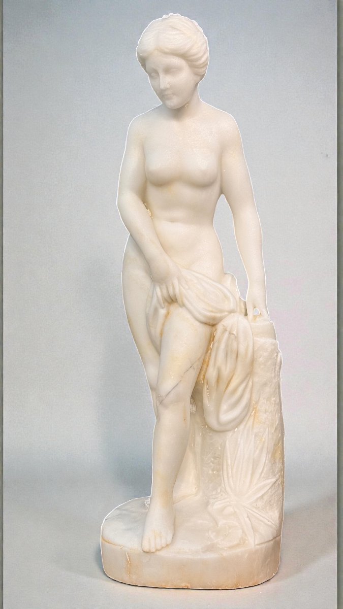 Statua dama nuda in Marmo Carrara -photo-2