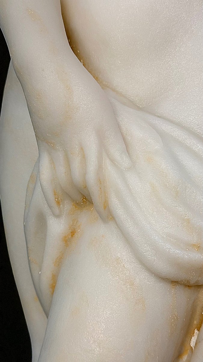 Statua dama nuda in Marmo Carrara -photo-4