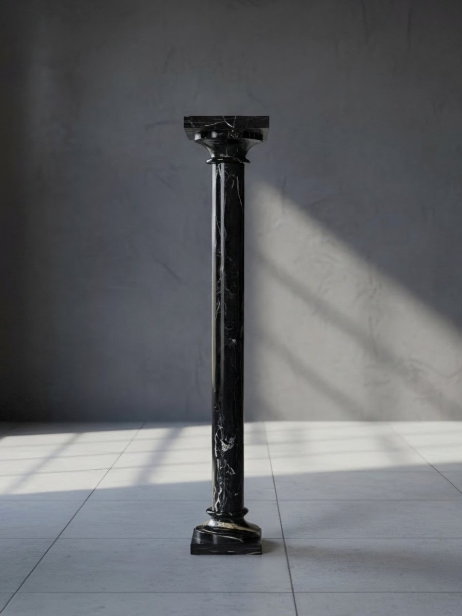 Colonna in Marmo Nero-photo-3