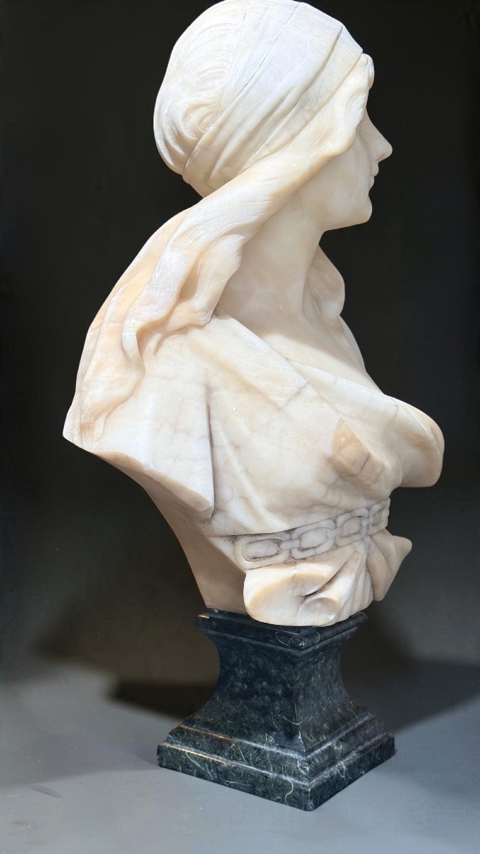 Busto raffigurante una giovane dama ArtNoveau -photo-2
