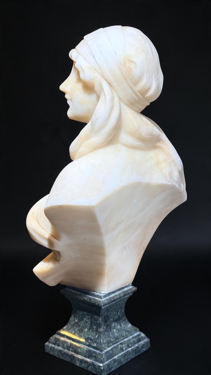 Busto raffigurante una giovane dama ArtNoveau -photo-3