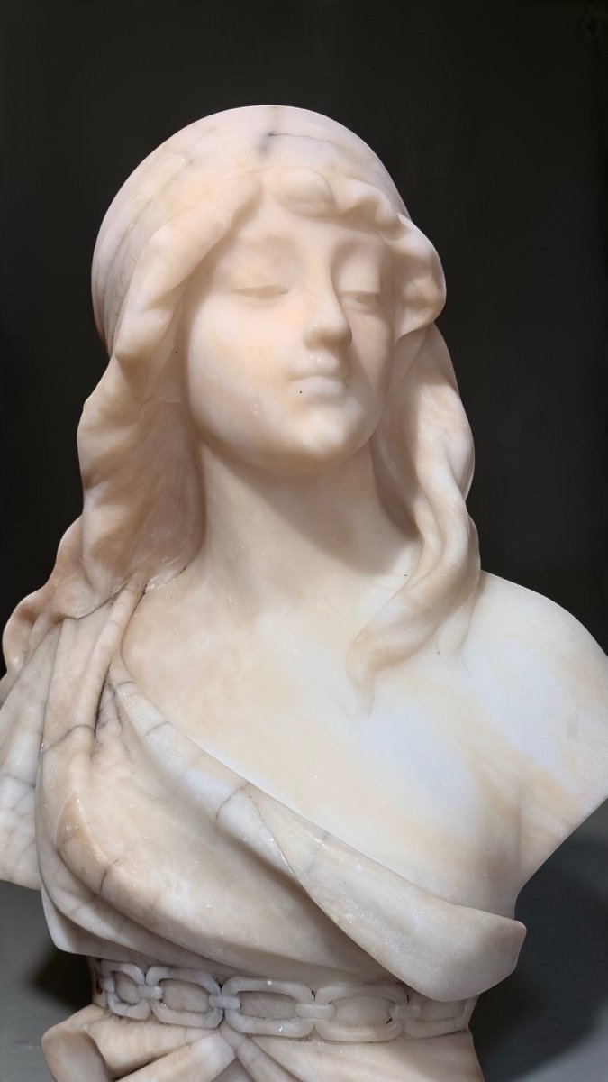 Busto raffigurante una giovane dama ArtNoveau -photo-7