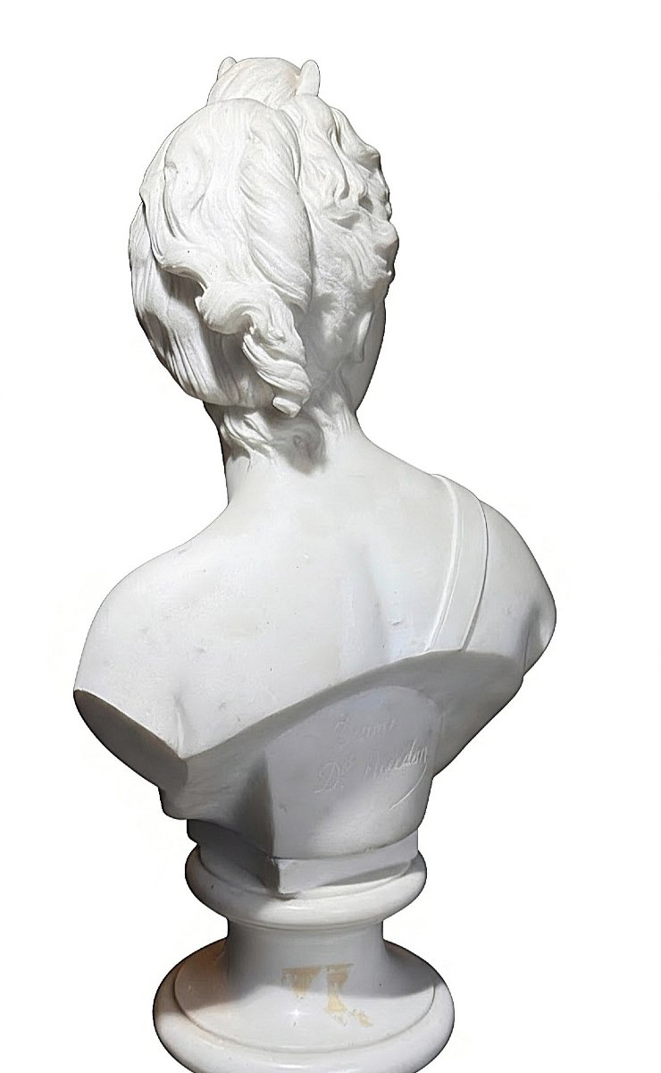 Busto raffigurante dea Artemide in Marmo Bianco Statuario di Carrara, Jean-Antoine Houdon 1741-photo-8