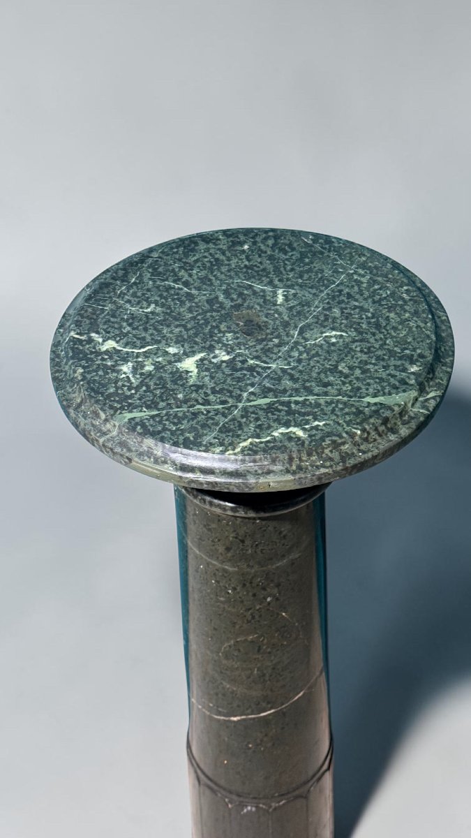 Colonna in Marmo Serpentino Alpi Verde -photo-2