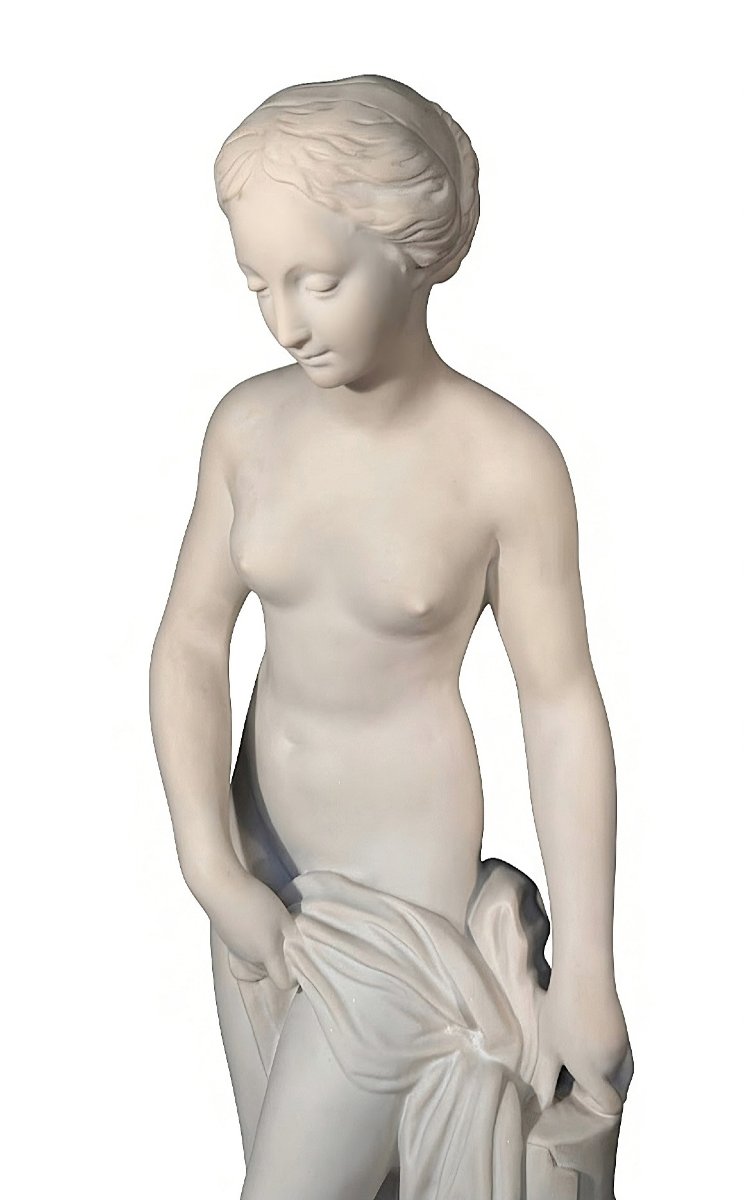 Statua raffigurante una Dama Nuda, da Etienne-Maurice Falconet, Marmo Carrara Statuario -photo-1