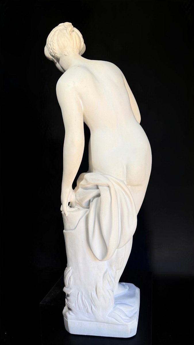 Statua raffigurante una Dama Nuda, da Etienne-Maurice Falconet, Marmo Carrara Statuario -photo-5