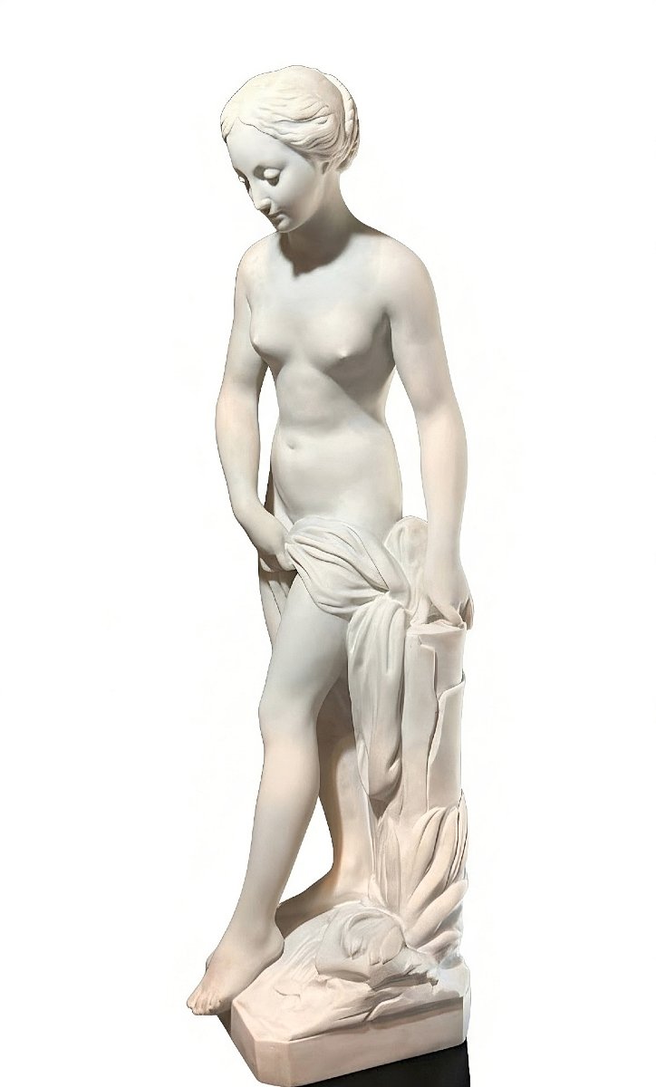 Statua raffigurante una Dama Nuda, da Etienne-Maurice Falconet, Marmo Carrara Statuario -photo-6