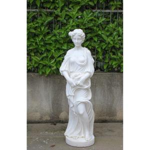 Statua Dama delle Rose Marmo 