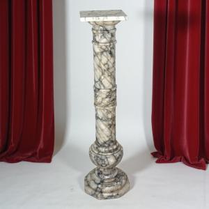 Colonna in Marmo Arabescato 