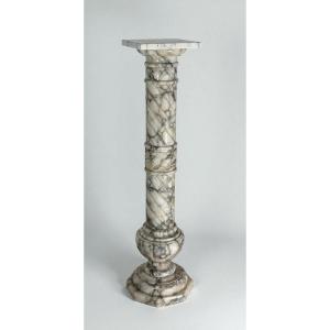 Colonna in Marmo Arabescato 
