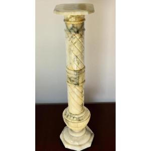 Colonna in Marmo Giallo Arabescato 