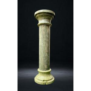 Colonna in Marmo Verde Alpino