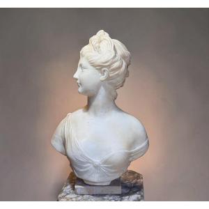 Busto raffigurante dea Artemide Jean-Antoine Houdon 