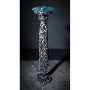 Colonna in Marmo Nero Portoro 