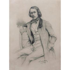 Jules Lunteschütz, Presumed Portrait Of Alfred De Musset