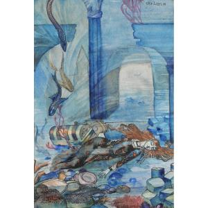 Louis Billard, Alias Guy-loÿs, The King Of Ys (full Album With 15 Original Watercolors)