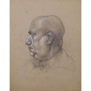 Robert West, Self-portrait In Profile