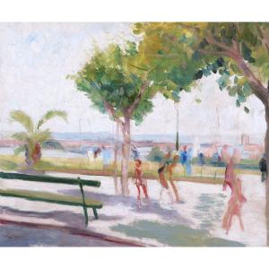 Julien Pavil, Lively View In Cannes On The Croisette