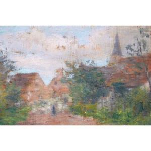 Paul Sieffert, Houses By The Sea In Brittany And Shepherd And His Flock In The Village