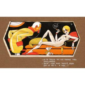 Georges émile Gilbert Viardot, The Old Gentleman And The Young Girl