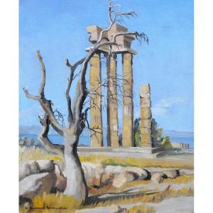 Hélène Besnard Giraudias, The Temple Of Zeus On The Acropolis Of Rhodes
