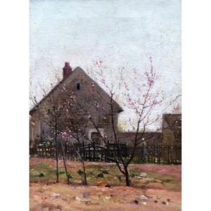 Henri émile De Sachy, Spring Landscape