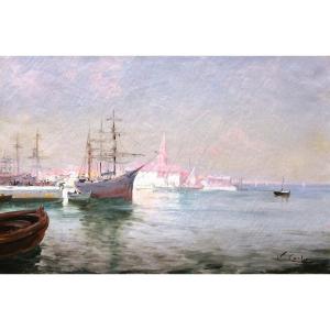 V. Cartier, View Of The Port Of Martigues