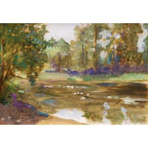 French School In 1906, The Ursine Pond In Chaville