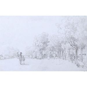 French School, Late 19th Century, Lively Park View