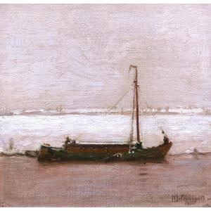 Hendrik Johannes Van Piggelen, Boat In Holland