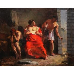 19th Century French School, The Death Of Nero