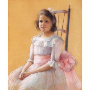 Mr. Guérin, Portrait Of A Seated Little Girl