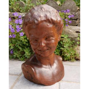 Léon Morice, Bust Of A Young Satyr