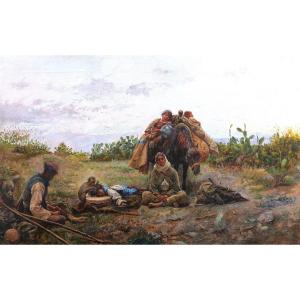 After Joaquín Araujo Y Ruano, Late 19th Century ¡donde Iremos! (bosnians)