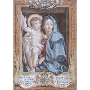 Baldassare Cattrani, After Carlo Maratta, Virgin And Child