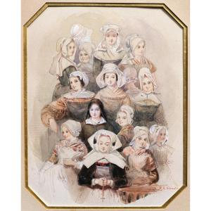 Jean-baptiste Prosper Marie Saint-germain, Headdresses Of Brittany