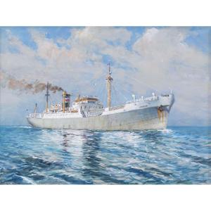 Attributed To Albert Brenet, The Cargo Le Crozon