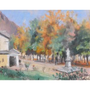 Marthe Pasteur, View In Bagnères-de-luchon