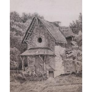Ae Guilbert, View Of A House In Issy