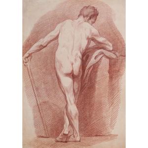 Attributed To Charles André Van Loo, Known As Carle Van Loo, Academy Of Man