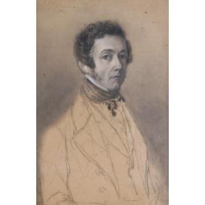 French School Circa 1830, Portrait Of A Man