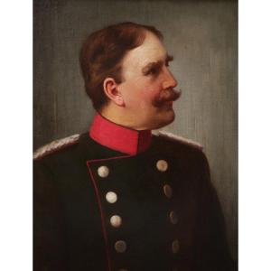 Thomas Walch, Portrait Of An Austrian Officer