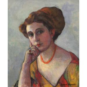 Albert Braut, Portrait Of A Woman