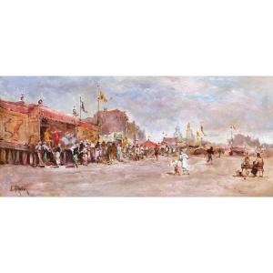Jean d'Alheim, Lively Market In Kazan, Russia