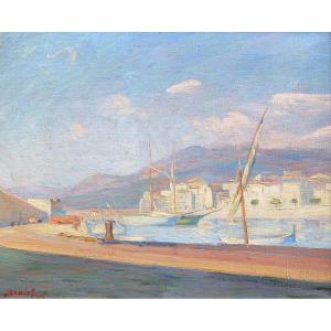 Jean Brulat, The Port Of Villefranche-sur-mer