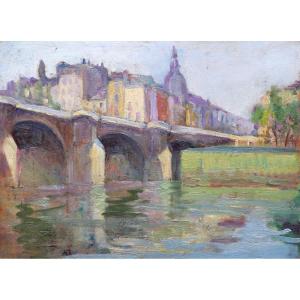 French School Circa 1900-1930, Le Pont Neuf In Paris