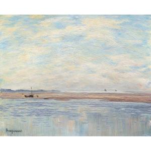 Louis édouard Joseph Braquaval, Low Tide In The Bay Of Somme