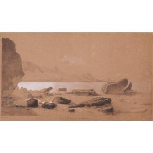 Théodore Caruelle d'Aligny, Bonneveine Beach Near Marseille