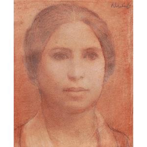 French, Russian Or German School, Circa 1920, Portrait Of A Woman